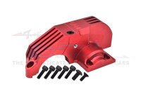 Aluminium Hauptzahnradabdeckung rot