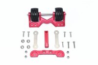 SLVR Aluminium Wheeliebar hinten rot