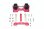 SLVR Aluminium Wheeliebar hinten rot