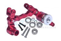 Aluminium Lenk-Set komplett rot
