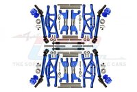 Aluminium Aufhängungs-Set komplett v/h blau Wide-Kit