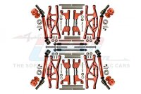 Aluminium Aufhängungs-Set komplett v/h orange Wide-Kit