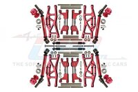 Aluminium Aufhängungs-Set komplett v/h rot Wide-Kit