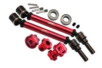 Stahl CVD gehärtet mit Aluwelle Set v/h rot (2)