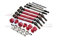 Stahl+Alu CVD Set v/h rot +20mm Radmitnehmer&Spurstangen