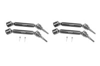 SLVR Stahl CVD mit Aluminiumwelle v/h schwarz (4 Stk.)