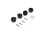 Aluminium Hex Adapter 12mm schwarz