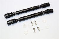 Stahl Mittelkardan mit Aluminiumwelle v/h schwarz