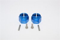 Aluminium Hex Adapter 12x10mm blau