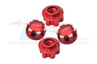 Radmuttern 7075 Alu rot für 1/5 oder Kraton 8s Felgen