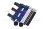 Akkuhalter-Set 7075-T6 Aluminium blau