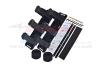 Akkuhalter-Set 7075-T6 Aluminium schwarz