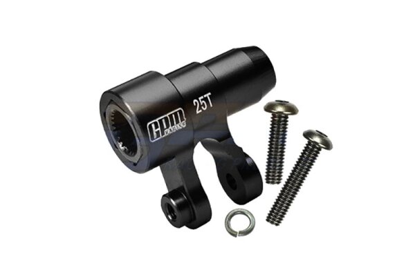 Aluminium Servo Saver 25T schwarz