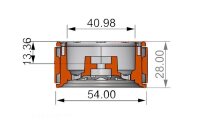 Aluminium Felge 1.9 (Design A) weiß