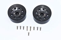Aluminium Felge 1.9 grau/schwarz