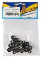 Kugellagersatz mit Gummidichtung, geölt, rostfrei (19)
