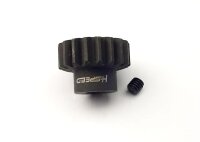 Stahlritzel 18 Zähne, Modul 1, Bohrung 5mm Welle