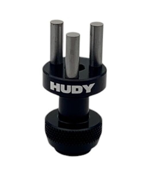 ALU NUT 3-PINS WHEEL ADAPTER - FRONT/REAR - 1/12 PAN CAR