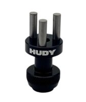 ALU NUT 3-PINS WHEEL ADAPTER - FRONT/REAR - 1/12 PAN CAR