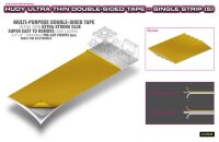 Ultra dünnes Doppelseitige Klebebandstreifen (5)