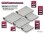 Flat Set-up Platte für 1/8 Onroad - Lightweight - Grau