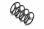 Set up Wheels für 1:10 Tourenwagen Setup-System RUBBER