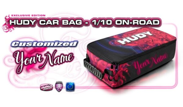 CAR BAG - 1/10 ON-ROAD - TOURING - PAN CAR - CUSTOM NAME