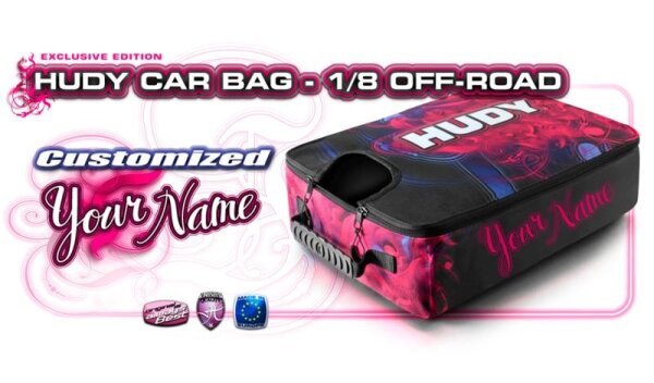 CAR BAG - 1/8 & 1/10 OFF-ROAD - CUSTOM NAME