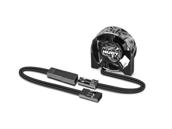 ALU RC FAN 30MM - BOTTOM MOUNT 2 HOLE
