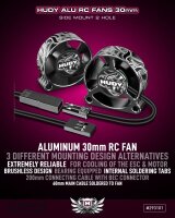 ALU RC FAN 30MM - SIDE MOUNT 2 HOLE