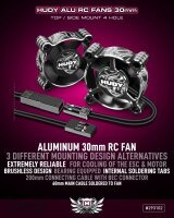 ALU RC FAN 30MM - TOP/SIDE MOUNT 4 HOLE
