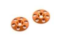 Alu Heckspoiler Scheiben - Orange (2)