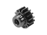 HUDY PINION GEAR - HARD STEEL - 15T (MODULE 1)