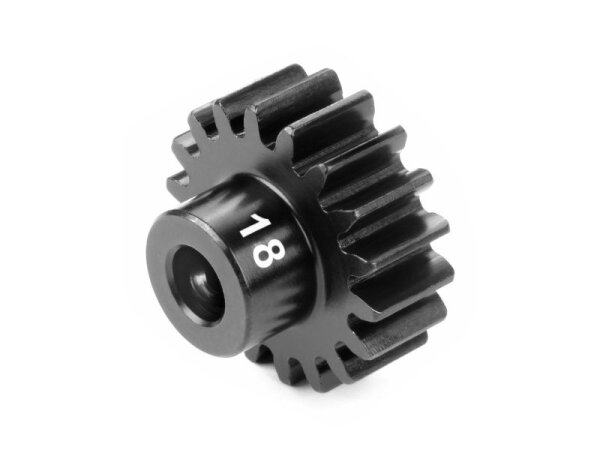 HUDY PINION GEAR - HARD STEEL - 18T (MODULE 1)