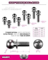 TITAN BALL STUD D=4.9 / L=8 / S=3.5 / 2mm HEX (2)