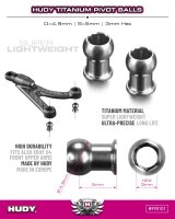 TITAN PIVOT BALL D=4.9 / S=5 / 3mm HEX (2)