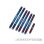 Spurstangen Set blau