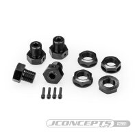 17mm Sechskant Achskit schwarz (4)
