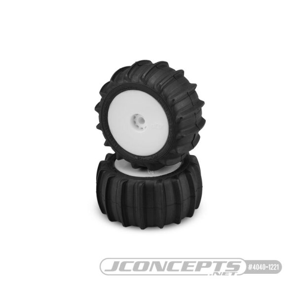 Animal Reifen supersoft/grün hinten auf Felgen weiß (2)