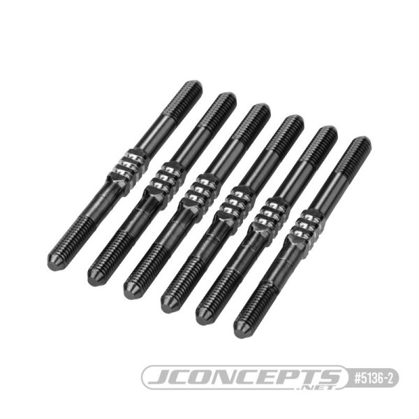 Titan-Spurstangen schwarz 3,5x48mm (6)