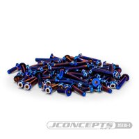 Titan-Sechskantschrauben-Set blau (77)