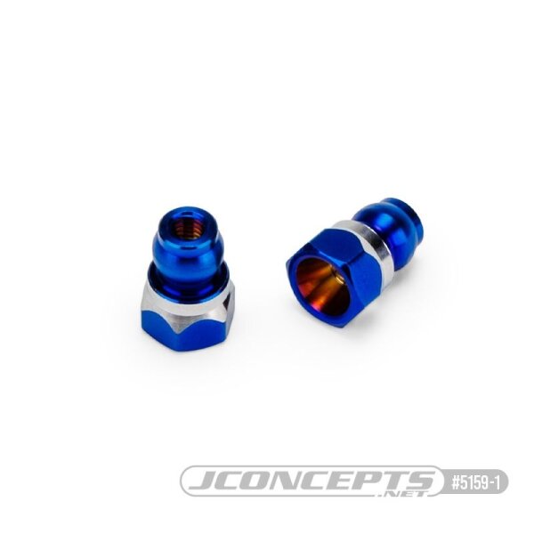 Titan-Kugelkopf für Dämpfer vorne blau 8mm