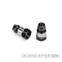 Titan-Kugelkopf für Dämpfer hinten schwarz 10mm