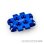 Bulkhead Alu blau vorne 2.5-Grad 9.3g