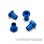 Lenkhebel-Buchse Alu blau (4)