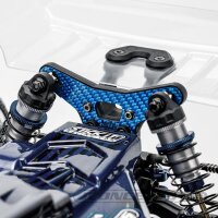 Dämpfersteher Carbon blau hinten