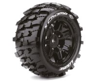 X-CHAMP MFT-Reifen soft auf Felge schwarz 24mm (2)