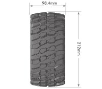 X-CHAMP MFT-Reifen soft auf Felge schwarz 24mm (2)