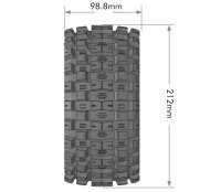 X-MCross MFT-Reifen soft auf Felge schwarz 24mm (2)