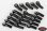 M3 Plastic Bent Rod Ends w/ Axial Width Balls (20x)